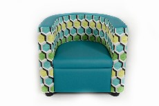 Kinderfauteuil Mini Kim stof collectie