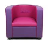 Mini Kim met biezen, kinderfauteuil, kinderfauteuil met naam